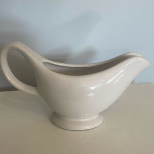 White ceramic gravy bowl perfect serving for the holidays